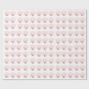 Papel De Regalo El Safari Animal Bebé Rosa se eleva