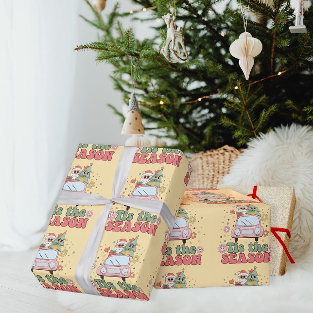 Papel De Regalo El Santa Claus de Tis, la temporada de Retro 70 (Subido por el creador)