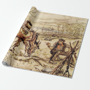 Papel De Regalo El Sr. Toad y el gitano de Arthur Rackham