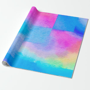 Papel De Regalo El suave Art agradable Color salpicado. Diseño de