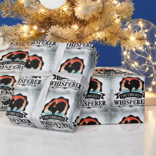 Papel De Regalo El Susurrador de Pollos Divertido