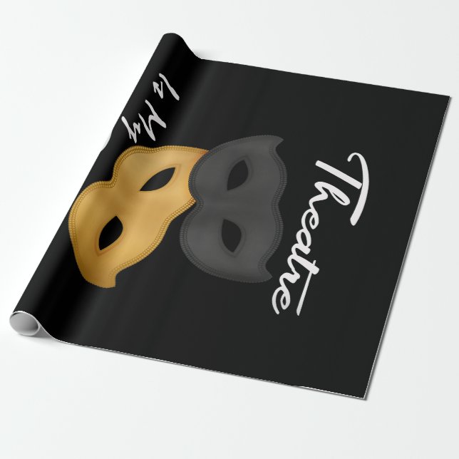 Papel De Regalo El teatro es mi deporte| Regalo de teatro (Desenrollado)