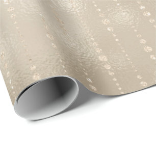 Papel De Regalo El titanio prematuro de marfil tira vidrio brillan