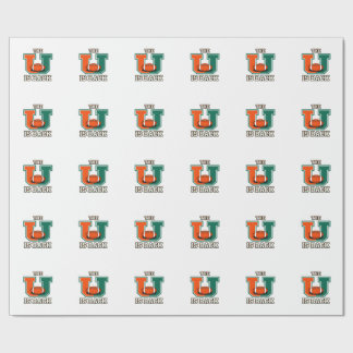 Papel De Regalo El U está de vuelta Fútbol Americano Universitario