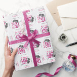 Papel De Regalo El último viaje de la novia<br><div class="desc">¡¡¡Sí, jaja!!! ¡Es hora de celebrar una última vez antes de que esta vaquera sea golpeada! Es el último viaje de la novia antes de que se siente, también conocida como soltera o fiesta de gallina. Design presenta una carrera de vaquera a su caballo con estadios y textos de escritura...</div>