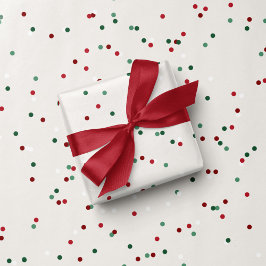 Papel De Regalo El verde rojo lindo hace Navidades festivos divert