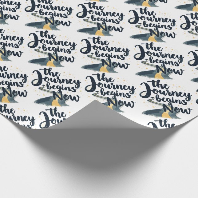 Papel De Regalo El viaje empieza ahora (Esquina)