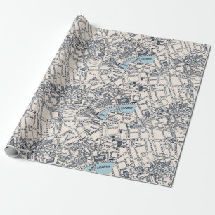 Papel De Regalo El viejo mapa de Londres del West End