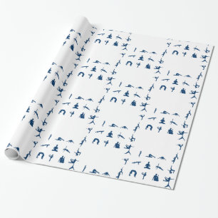 Papel De Regalo El yoga de silueta es Thunder_Cove