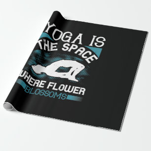 Papel De Regalo El yoga es el espacio donde florecen las flores-01