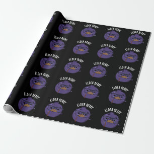 Papel De Regalo Elder-berry Funny Berry Pun