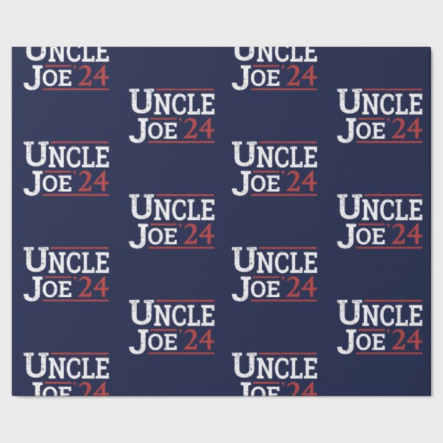 Papel De Regalo Elecciones 2024 - Tío Joe I (Costura)