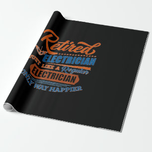 Papel De Regalo Electricista jubilado - Regalo eléctrico