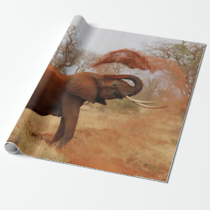 Papel De Regalo Elefante