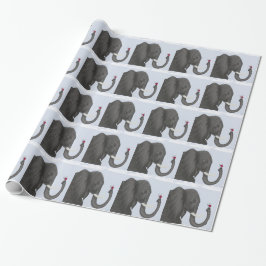 Papel De Regalo Elefante Adorable y Ladybug Cuaderno