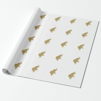 Papel De Regalo Elefante del oro