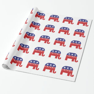 Papel De Regalo Elefante del republicano de Ohio