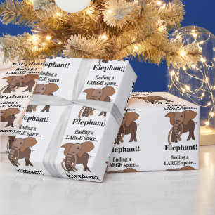 Papel De Regalo Elefante Divertido