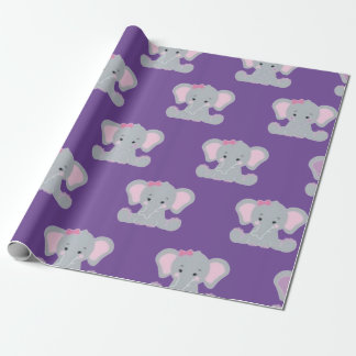 Papel De Regalo elefante lindo impreso