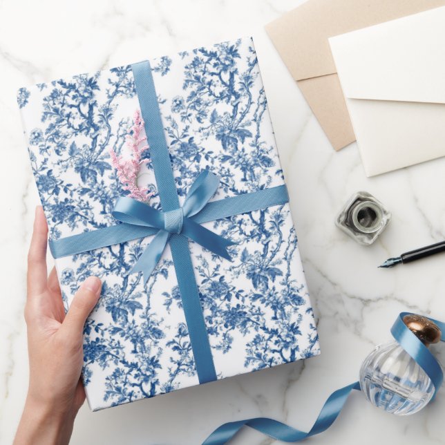 Papel De Regalo Elegancia de toile floral (Regalar)