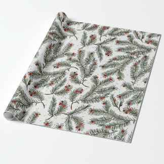 Papel De Regalo Elegancia Evergreen