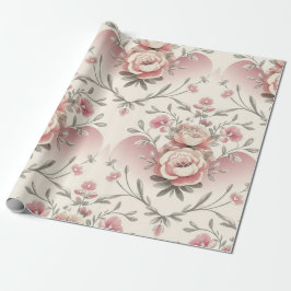 Papel De Regalo Elegancia floral opulenta