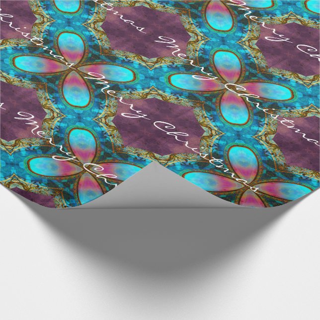 Papel De Regalo Elegancia moderna del navidad de Wasterfall (Esquina)