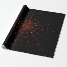 Elegant Black & Orange Luxury Halloween Web Art