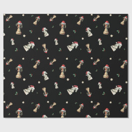 Papel De Regalo Elegant Christmas Chess Wrapping Paper Sheets