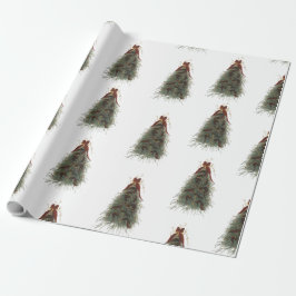 Papel De Regalo Elegant Christmas Tree Wrapping Paper