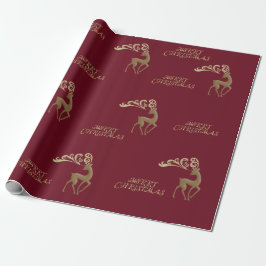 Papel De Regalo Elegant Deer Wrapping Paper