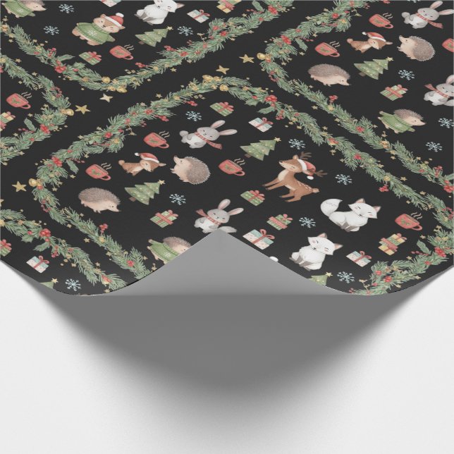 Papel De Regalo Elegant Festive Season Gift Wrapping Paper (Esquina)