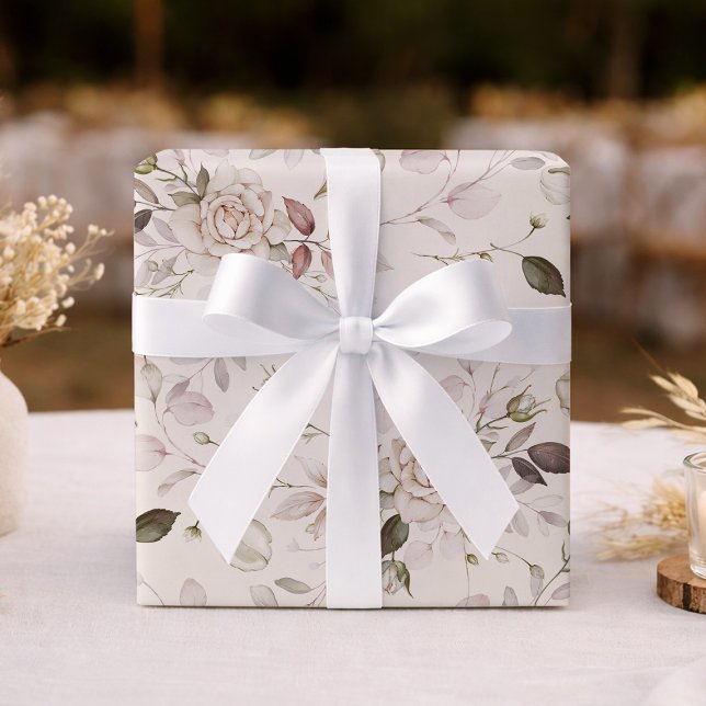 Papel De Regalo Elegant Wedding & Bridal Shower Wrapping Paper (Subido por el creador)