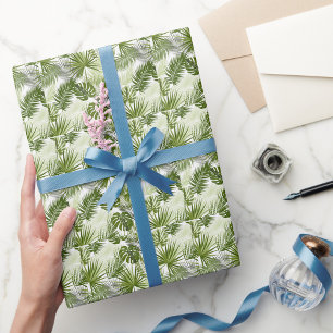 Papel De Regalo Elegante acuarela estampado decorativo floral