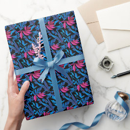 Papel De Regalo Elegante acuarela estampado floral