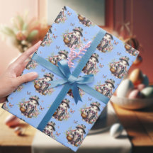 Elegante acuarela victoriana Flores de conejo de P