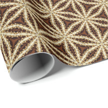 Elegante Anise Gold & Brown Star