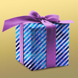 Papel De Regalo Elegante azul aqua Navidad adornos navideños Wra