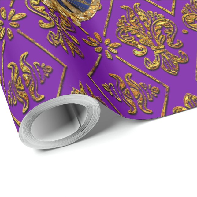 Papel De Regalo Elegante Bebé Divino (30 pies) (Esquina del rollo)