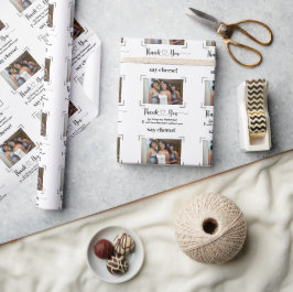 Papel De Regalo Elegante Boda Africano Agradecimiento A La Bridesm