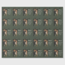 Elegante boda verde oliva personalizable 