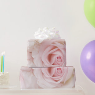 Papel De Regalo Elegante Bouquet de rosas rosadas vintage