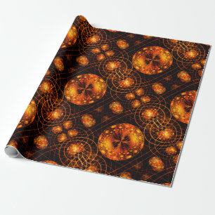 Papel De Regalo Elegante Clásico Boho Moderno Dorado #901 Boda