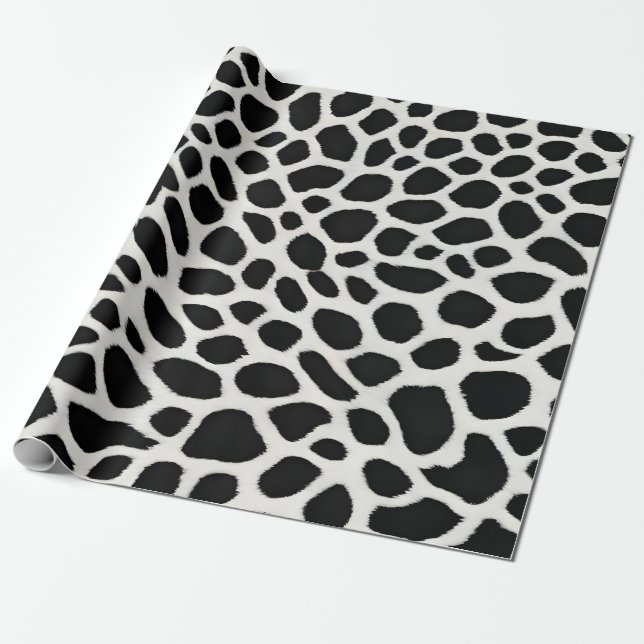 Papel De Regalo Elegante Colección Popular de Lujo de Leopardo Bla (Desenrollado)