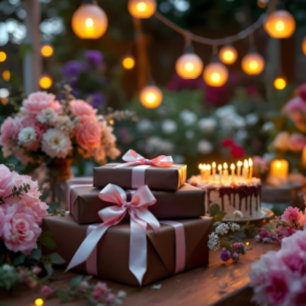 Papel De Regalo Elegante color marrón oscuro 412a1e