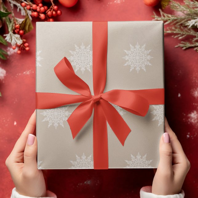 Papel De Regalo Elegante copo de nieve | Acuarela | NAVIDADES | Be (Subido por el creador)