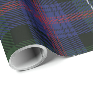Papel De Regalo Elegante Cuadro Escocés Clan Rústico Tartán Suther