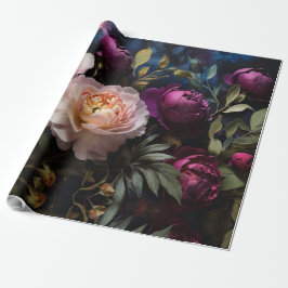 Papel De Regalo Elegante cuadro floral vintage