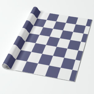 Papel De Regalo Elegante Cuadros Morado Oscuro Blanco – Audaz