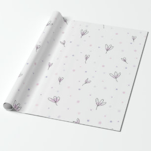Papel De Regalo Elegante diseño Minimalista estilo floral estilo